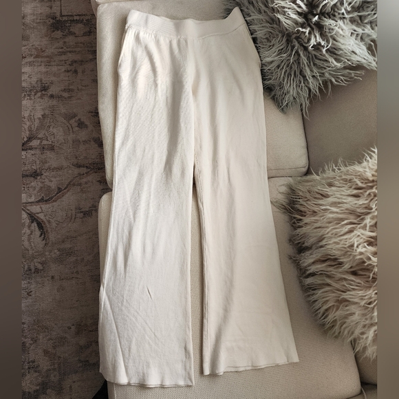 Olivia Von Halle Carmel Alaska Ivory Pants - Picture 2 of 10